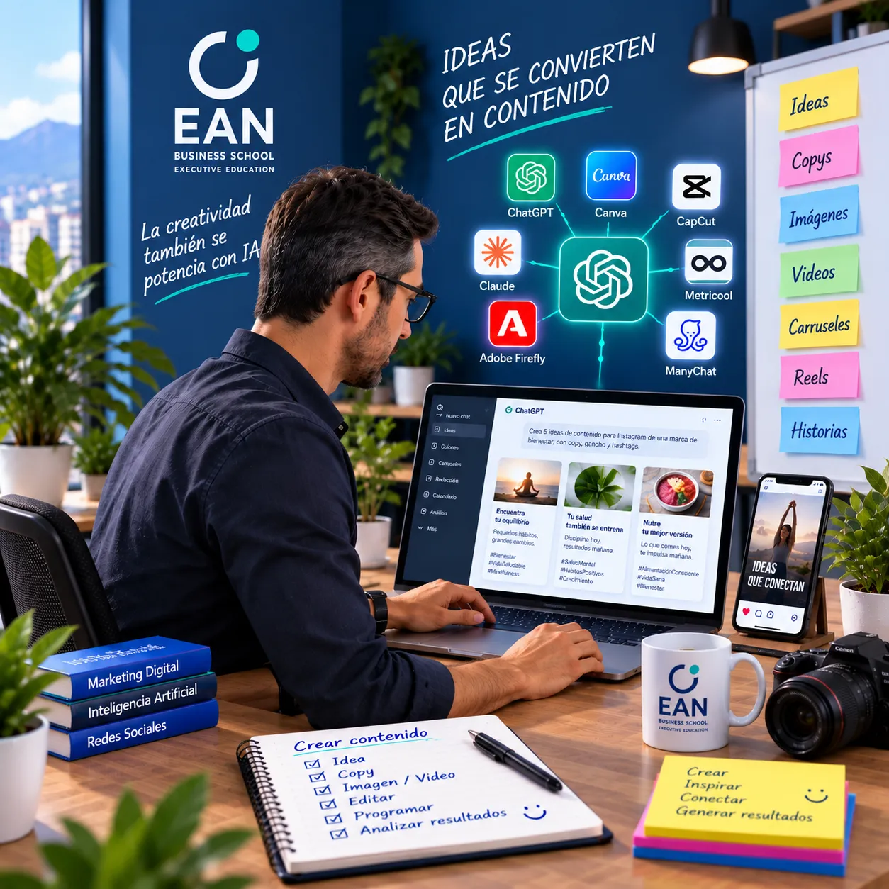 Crear contenidos con Inteligencia Artificial
