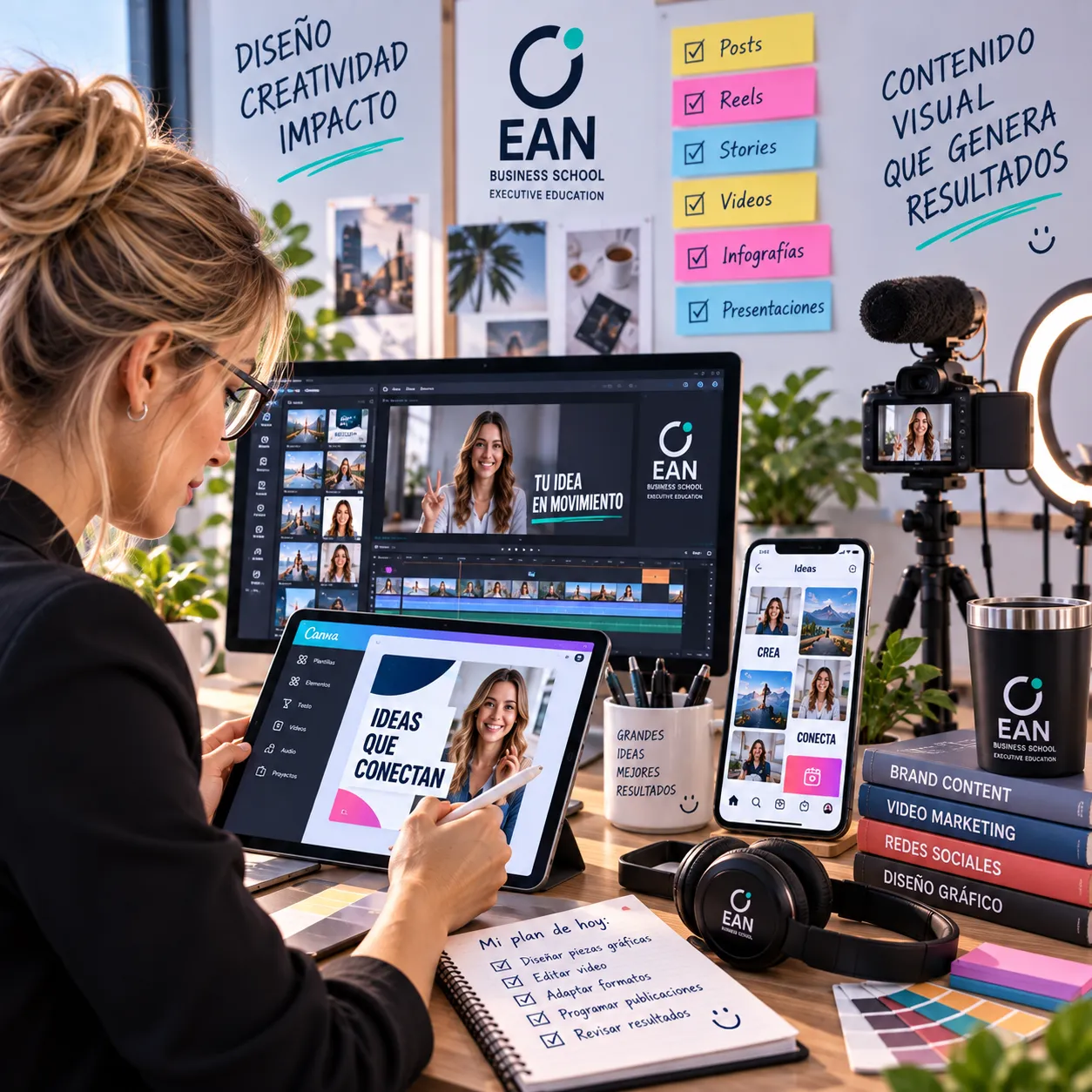 Diseñar contenido visual y audiovisual