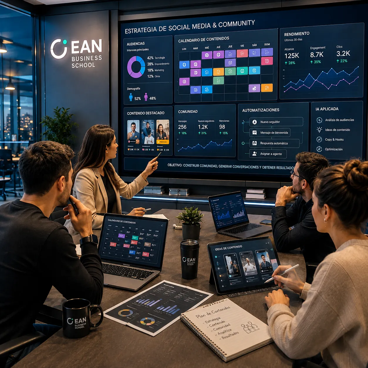 Programa de Social Media y Community Manager con Inteligencia Artificial de EAN Business School